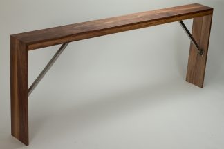 Modern Behind the Couch Table Solid Wood Living Room Custom Table