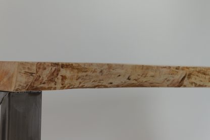 Live Edge Slab Steel Frame Entry Table/Console Solid Wood Living Room Custom Table - Image 4