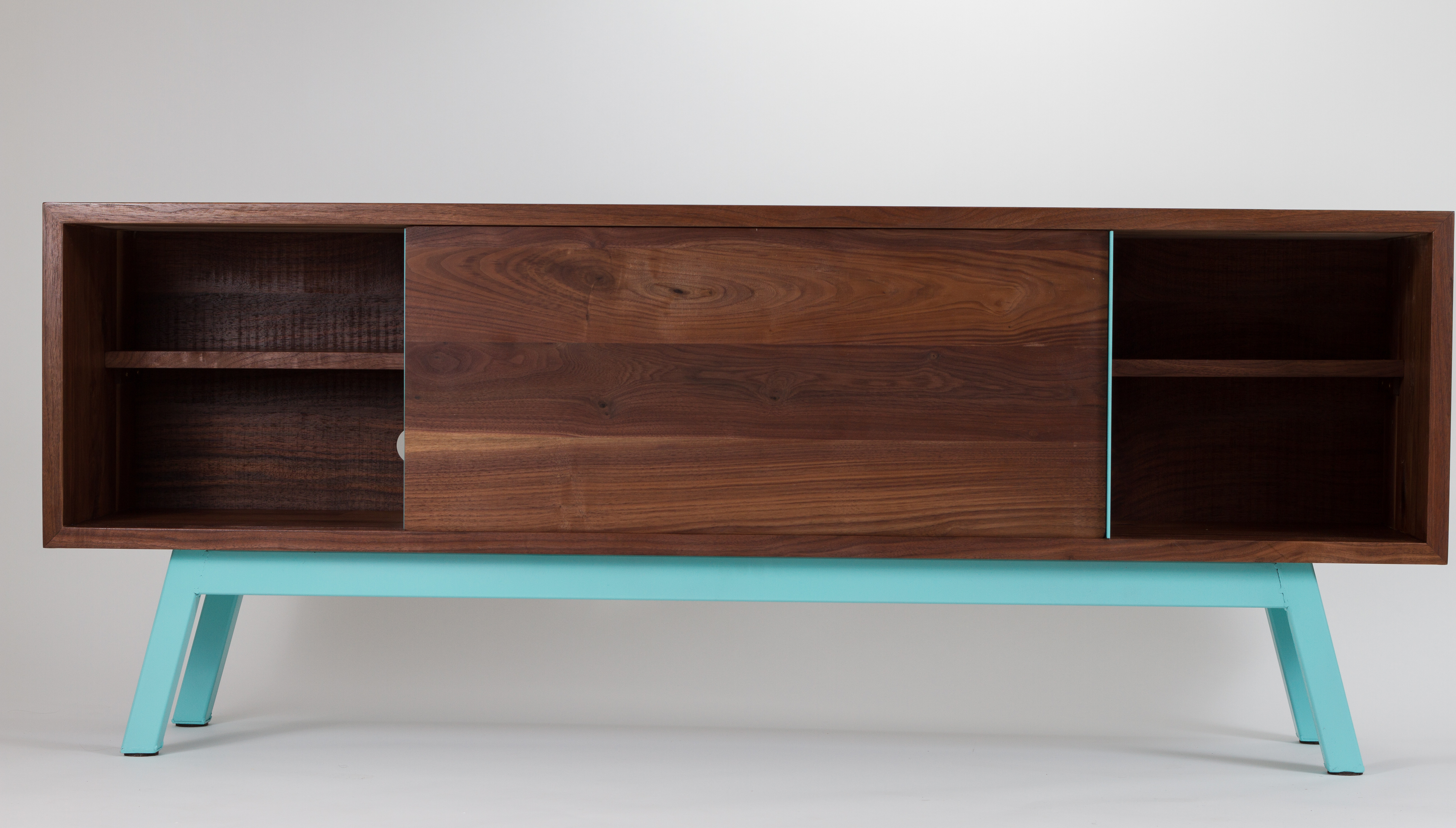 Mid century discount media table