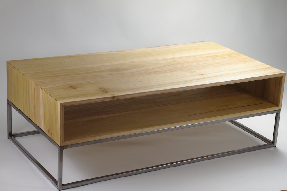 Box frame storage shop coffee table