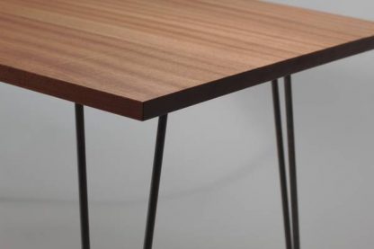 Hairpin Legs Coffee Table Solid Wood Living Room Custom Table - Image 5