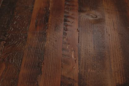 Reclaimed Lumber and Steel Entry Table/Console Solid Wood Living Room Custom Table - Image 6